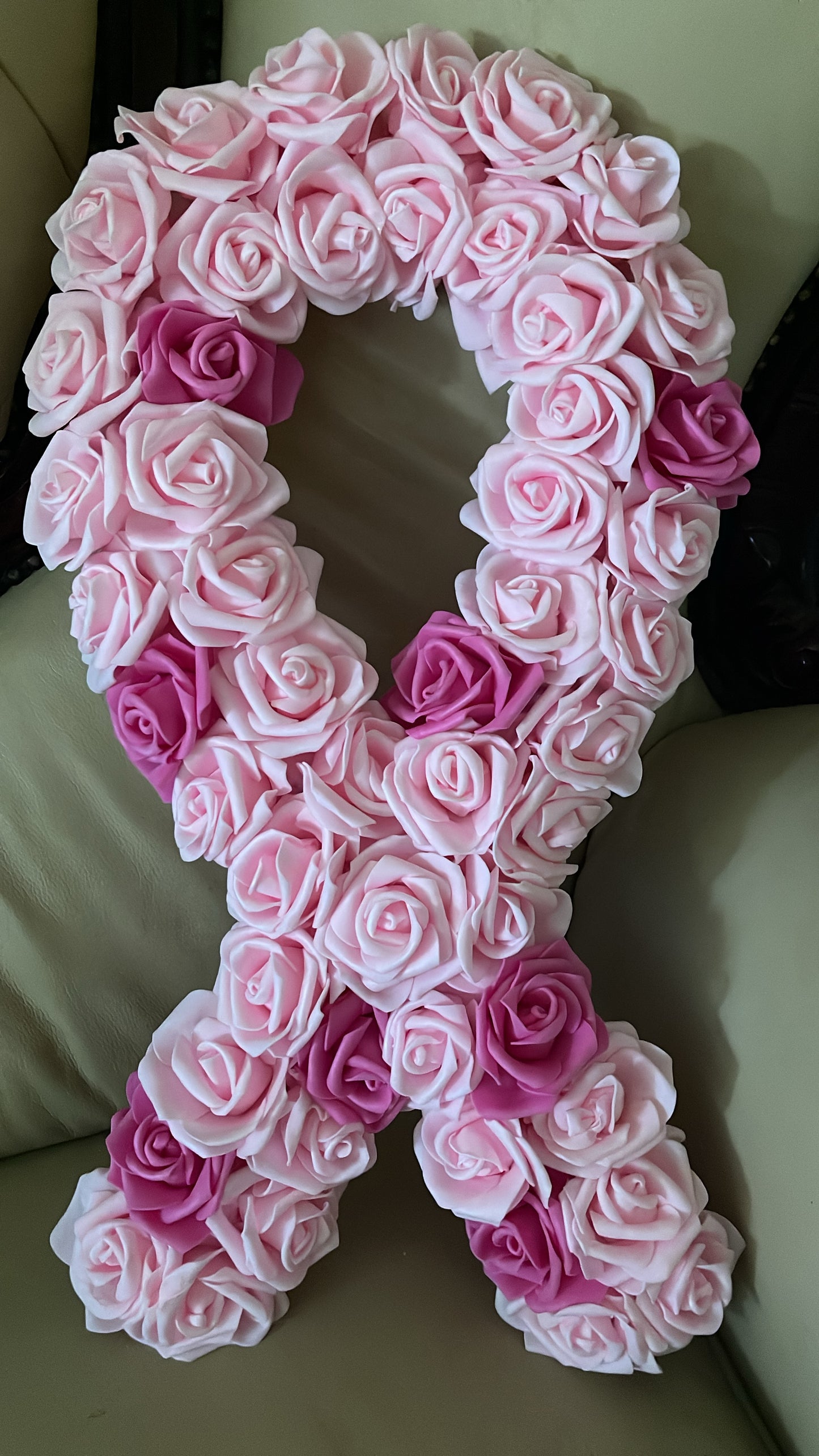 Custom Wreath - Breast Cancer Awareness Wreath