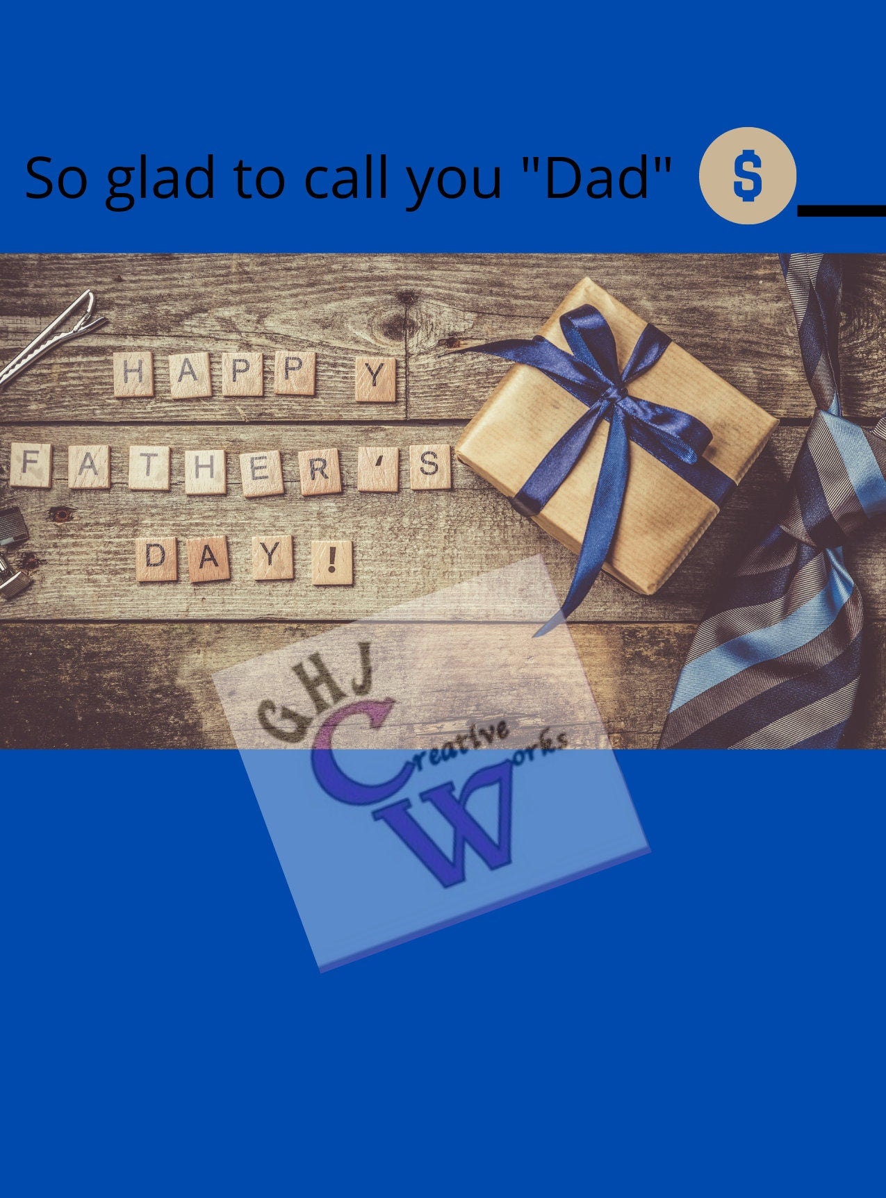 MONEY CARD holder SVG digital files Father's Day