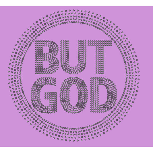 ROCK-IT FLOCK Rhinestone Template and Transfer SS10 stones But God