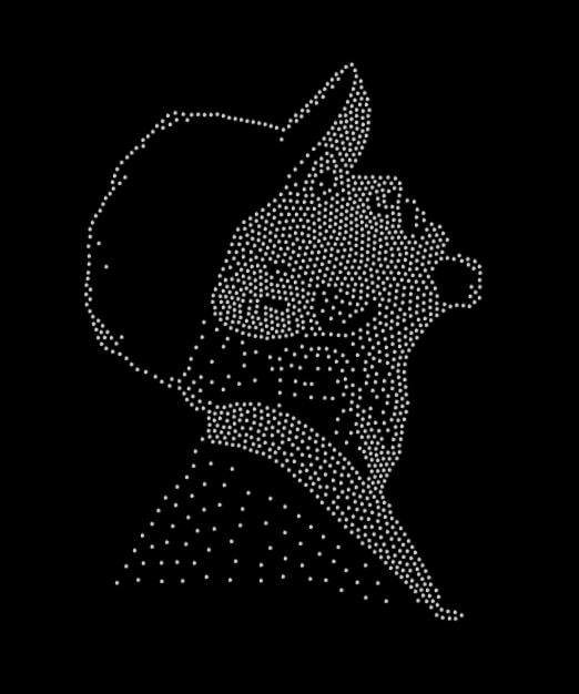 Celebrity Rhinestone Breezy SVG - SS10 Rhinestones - DIGITAL FILE - 10W x 14.02 H No refund