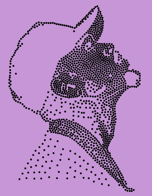 Celebrity Rhinestone Breezy SVG - SS06 Rhinestones - DIGITAL FILE - 7.42W x 10.39 H No refund