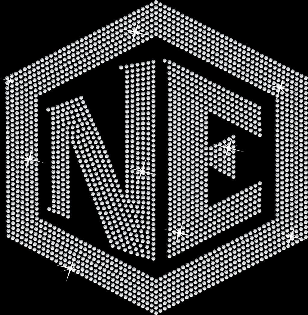 LOGO New Edition svg - ss10 Rhinestones - DIGITAL FILE - 10.055W x 10.452H No refund